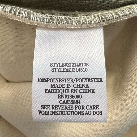 Z Supply Cannon Quilted Sherpa Jacket Dusty Olive Size L NEW - Picture 15 of 16